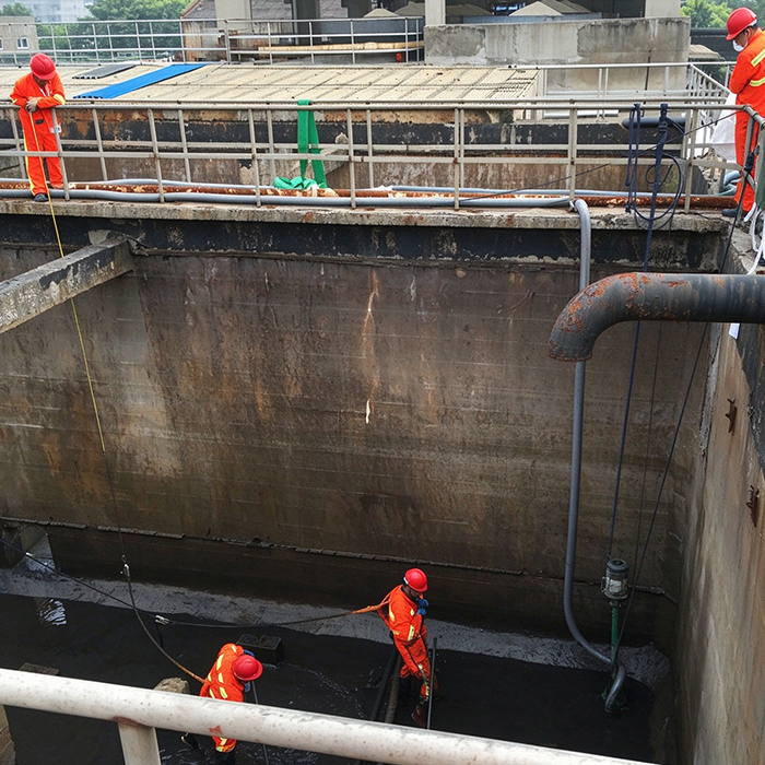 新吴区工业园区废水池清淤及淤泥压干工程