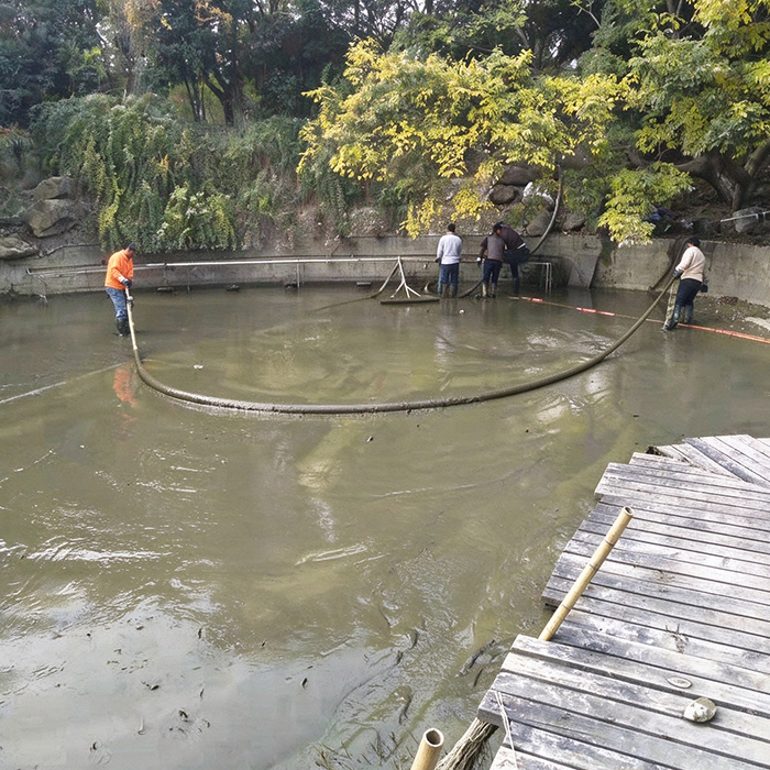 宜兴市某校园景观水塘清淤及污泥抽排工程