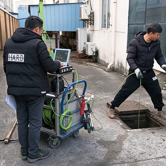 新吴区某电子厂区室外排水管网CCTV检测工程