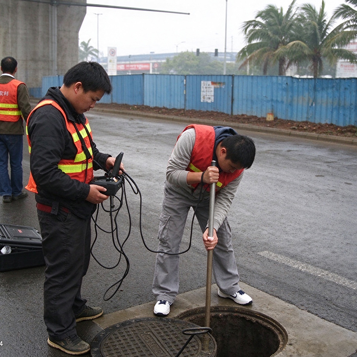 锡山区市政道路排水管道探测检测疏通工程