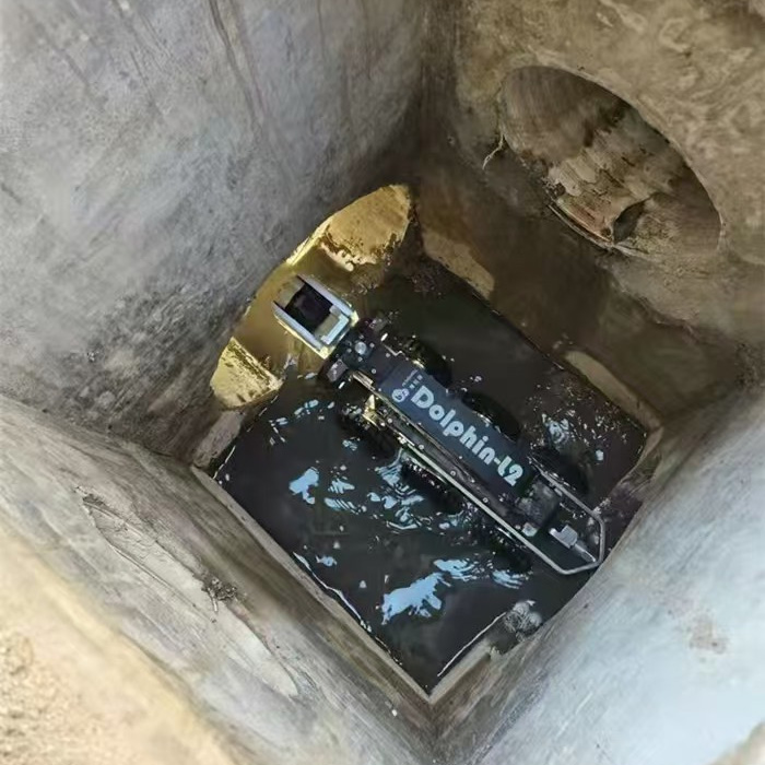 新吴区某污水主干管CCTV机器人带水检测工程